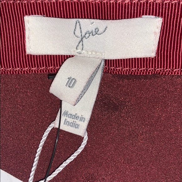 Joie Red Leather Skirt - Picture 5 of 6